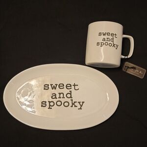 Sweet and Spooky Plate and Mug